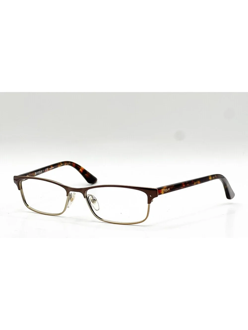 Vogue VO 3862 848 Brown Pale Gold Authentic Eyeglass Frames 52-16